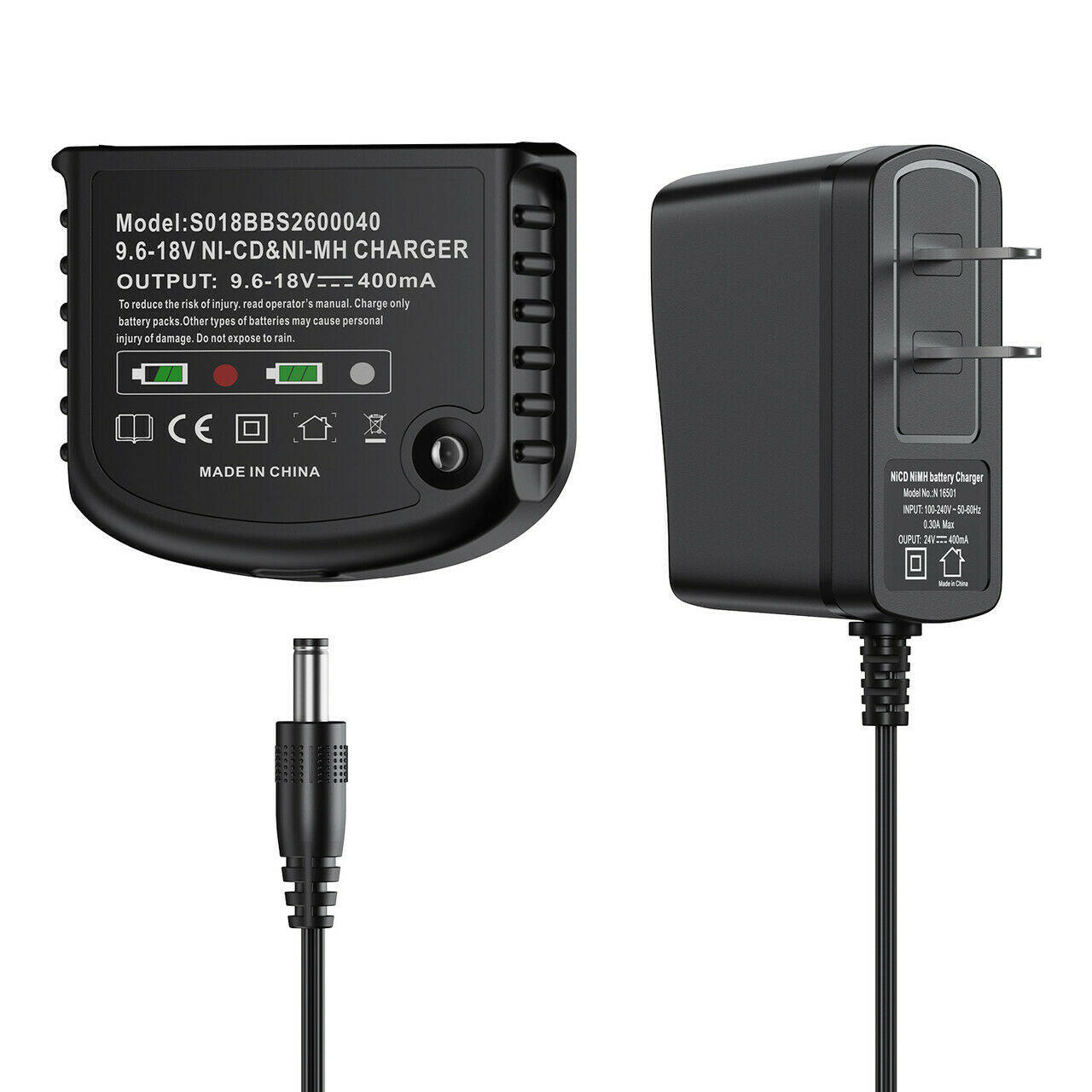 NiCd NiMh Charger for Black & Decker 18V 12V 14.4V 9.6V battery NiCd NiMh Charger for Black & Decker 18V 12V 14.4V 9.6V battery